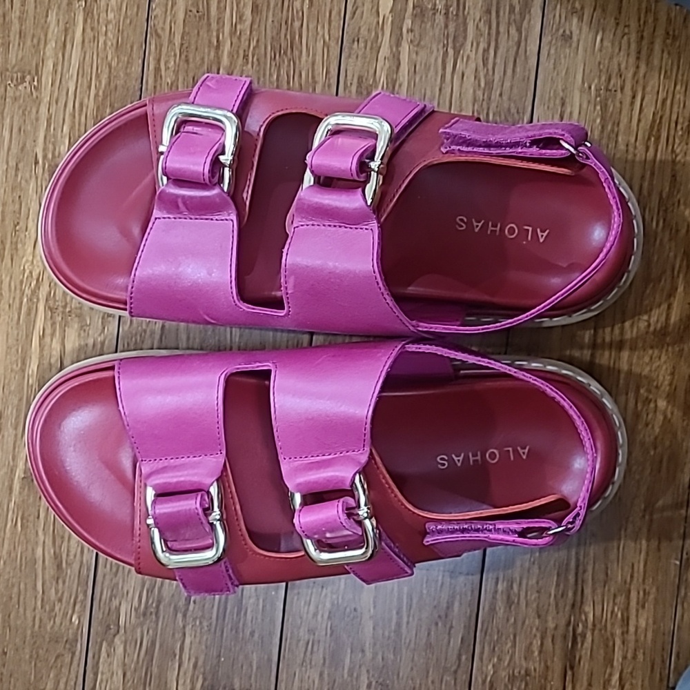 Alohas Harper pink and red sandals 40